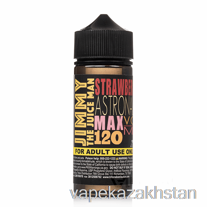 Vape Disposable Strawberry Astronaut - Jimmy The Juiceman - 120mL 6mg